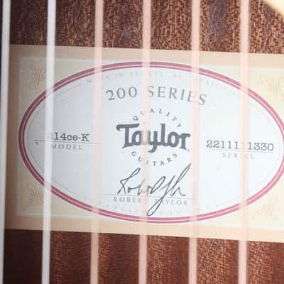 Taylor 214ce-K- Left Handed - 2nd Hand image 16