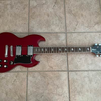 NEW IN BOX Firefly SG Angus Young AC DC Signature SG Custom Tribute Lightning Inlays FFLGS image 1