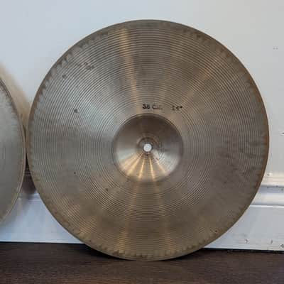 Sabian AA 14" Regular Hats 1980s image 11