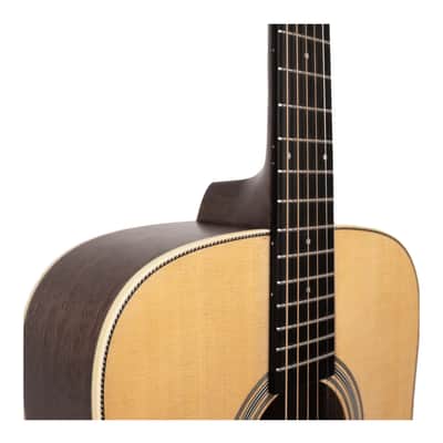 Gold Tone The Dread Acoustic-Electric All Solid Wood Guitar with Bag (Satin Natural) image 5