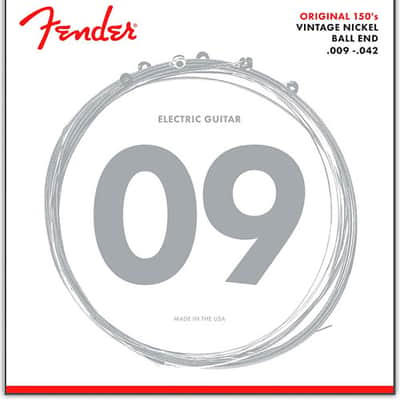 Fender 150L Original Pure Nickel Ball End Light Guitar Strings .009-.042 image 3