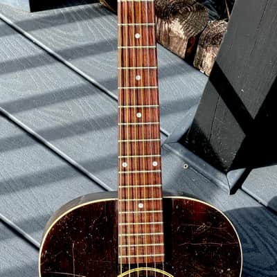 Gibson L-00 1933 - rare 1st year w/a Small Center Sunburst finish w/an Elevated Fingerboard ! image 9