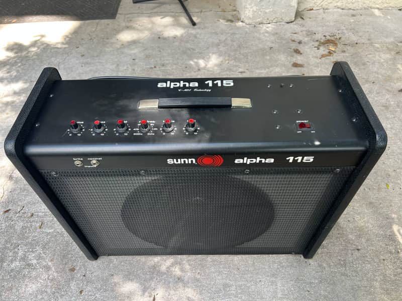 Sunn Alpha 115 Vintage Amplifier Electric Guitar Bass Amp 150