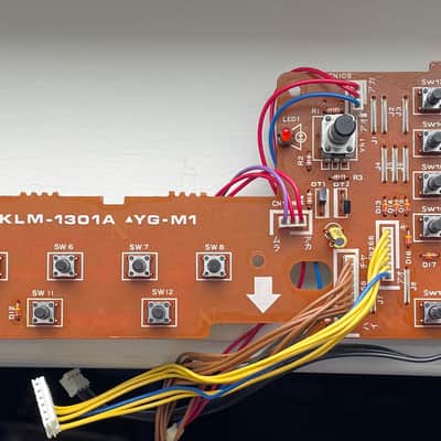 Korg M1R Front Panel Motherboard KLM-1301A YGM1