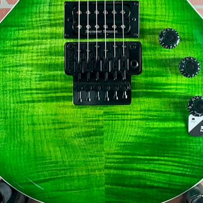 ESP LTD Alex Skolnick AS-1 Signature Electric Guitar - Lime Burst/Lime Green image 5