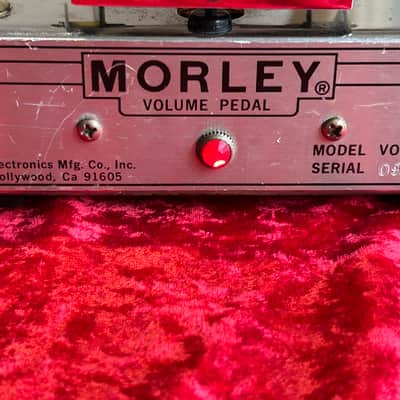 Morley VOL Volume pedal Mid-1970s - Chrome image 8
