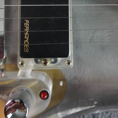 Fernandes Crystal Jr With Built In Amp Mockingbird Rare! Clear image 7