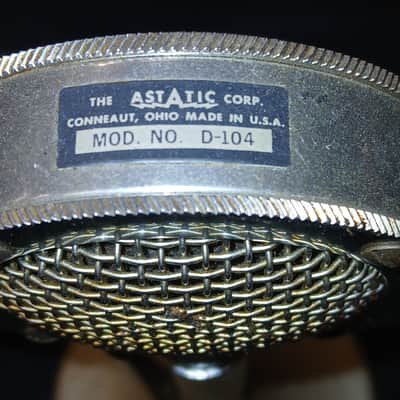 Vintage Lollipop Microphone Astatic d-104 USA image 3