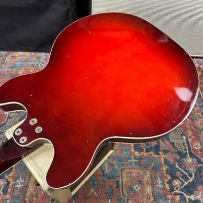 1969 Harmony Rocket I Model H53-1 Red Burst Made in USA Hard Case - 1969 image 10