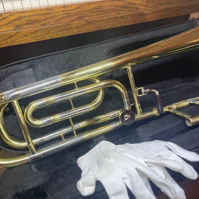 F attachment rotary trigger trombone 2022 - Gold image 1