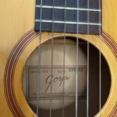 Goya Levin G10 Classical Guitar ca 1965 image 4