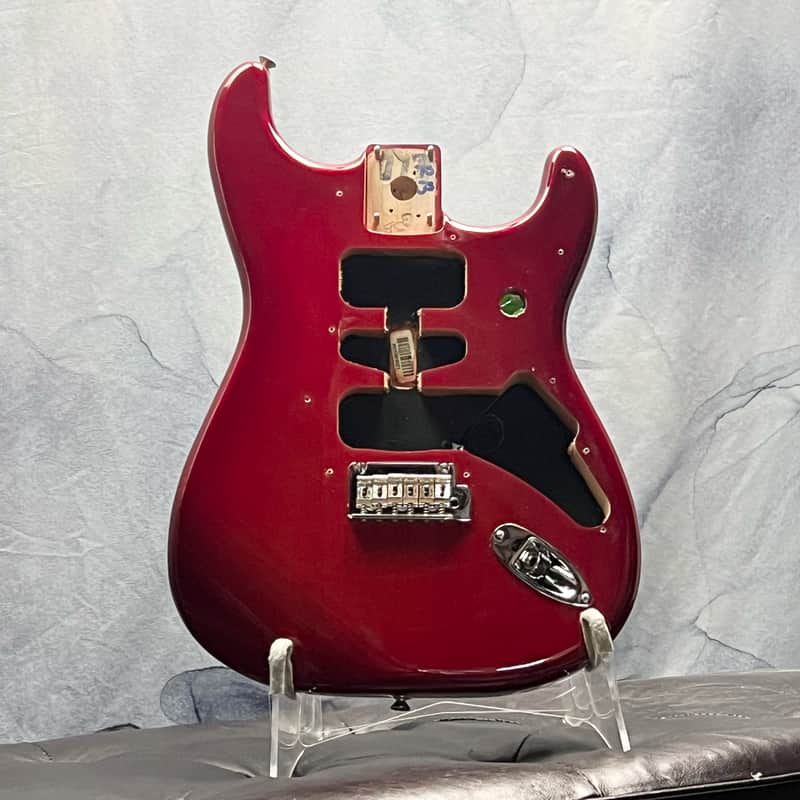 Fender Player Stratocaster Body with Hardware Candy Red Burst image 1