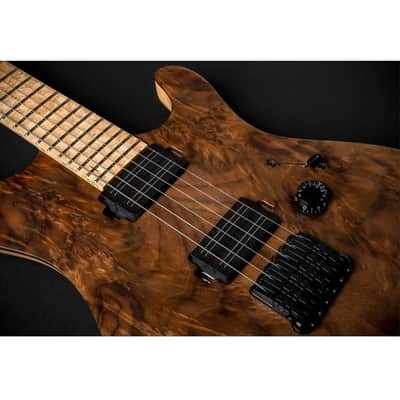 Mayones Regius 6MM CW Djentlemen Misha Mansoor Signature Series Electric Guitar Transparent Natural image 5