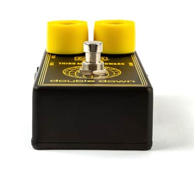 MXR CSP042 Third Man Hardware Double Down Boost Pedal Black w/yellow knob covers. New! image 3