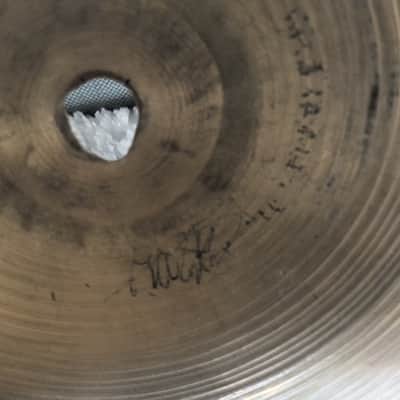K Zildjian  16" early/mid 50's? image 3