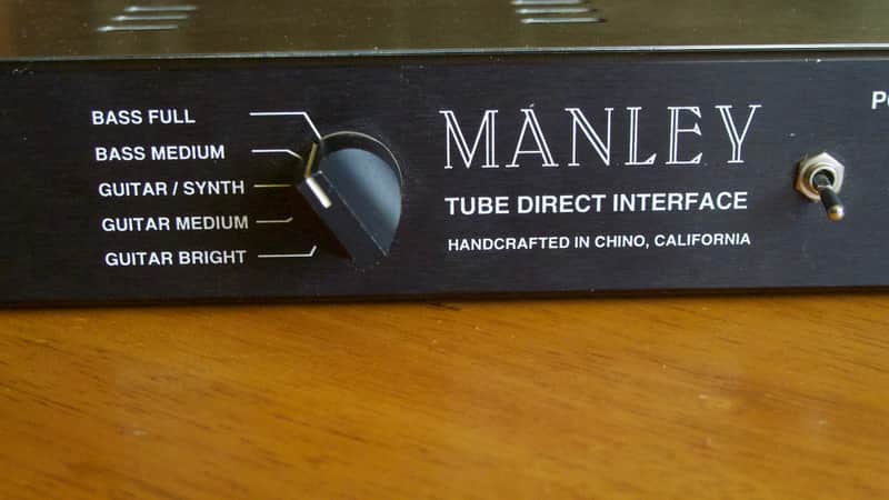 Manley Mono Tube Direct Interface DI box | Reverb Manley Mono Tube Direct Interface DI box | Reverb