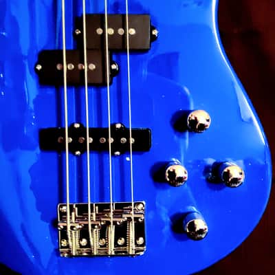 🎸+AMP! Unmarked "EyeBuzz" S Style Electric Bass Guitar +Rosewood Fretboard +Cable!🎸 image 4