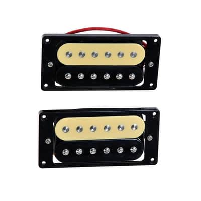 Zebra Double Coil Electric Guitar Humbuckers Neck and Bridge Pickup image 1