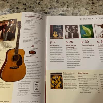 Martin Sounding Board Mag Catalog July 2012 image 2