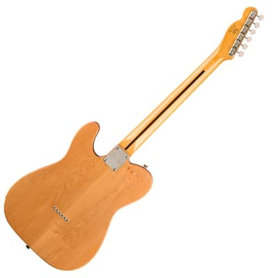 Mint Squier Classic Vibe '70s Telecaster ThinlineÂ®, Maple Fingerboard, Natural - 0374070521 Bundle w/ 12-Pack Guitar Pick and Liquid Audio Polishing Cloth image 6