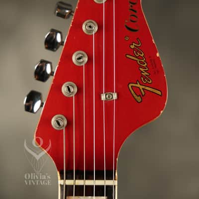 1966 Fender Coronado II Candy Apple Red with CHECKERBOARD BINDING!!! image 3