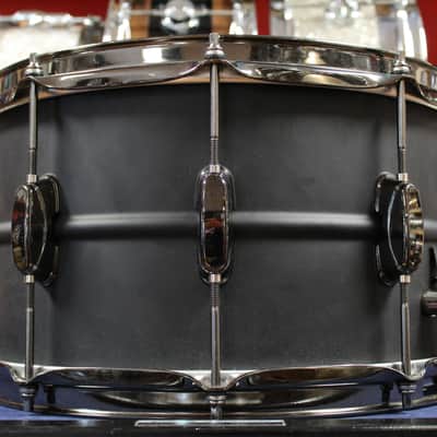 Tama 8x14 Sound Lab Project Big Black Steel Snare Drum image 2