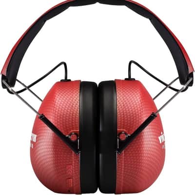 Vic Firth VXHP0012 Bluetooth Isolation Headphones, Red image 2