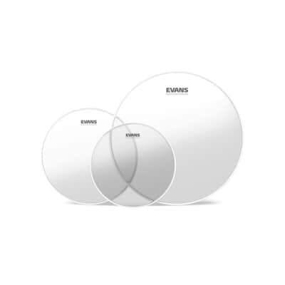 Evans G1 Standard Clear Tom Drumhead Pack, 12, 13 & 16" Drum Heads - ETP-G1CLR-S image 2