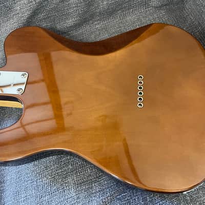 1974 Greco TD500 Telecaster Deluxe Mocha Made in Japan Vintage w/ Fernandes Hard Case image 10