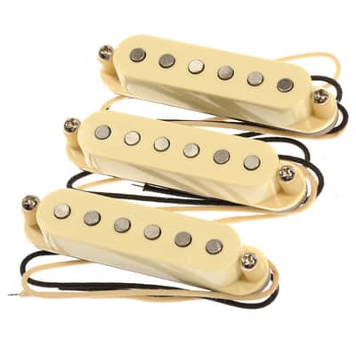 Bare Knuckle Standard Range Irish Tour Strat Pickup Set RW/RP Middle Flat Magnet Profile Cream image 1