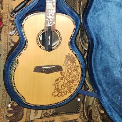 Blueberry Guitar Special Custom Grand Concert Rosewood Acoustic 6 String image 15