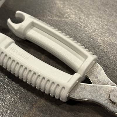 D’Addario Pro-Winder String Winder, Cutter & Bridge Pin Puller - White - USA Made image 4