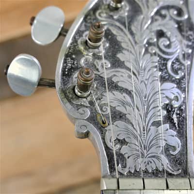 The Riley Baker Perfected Patent 5-String Banjo Zither 1897 - Aluminium Body image 12