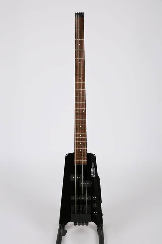 Hohner B2B Headless Electric 4 String Bass Black BK Small Mini