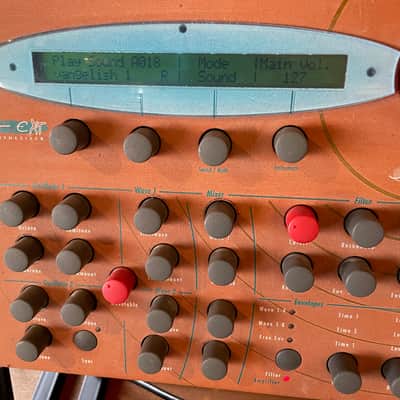 Waldorf Microwave XT Rackmount Wavetable Synthesizer 1998 - Orange image 2