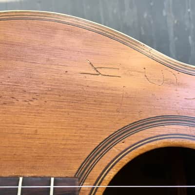 Vintage (Lyon & Healy?) Parlor Guitar, 1900s image 12