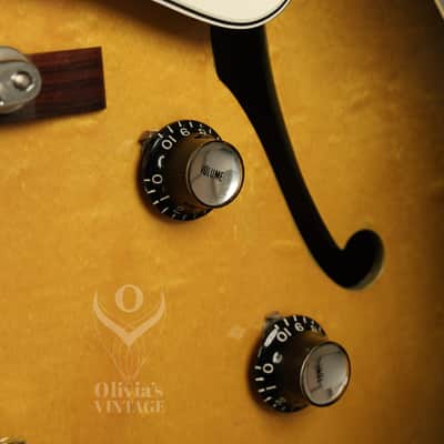 all original 1965 Epiphone E452T Sorrento ROYAL OLIVE image 5