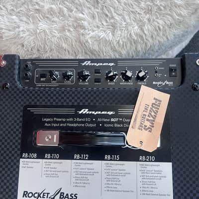 Ampeg RB-112 Rocket Bass 100-Watt 1x12" Bass Combo 2021 - Present - Blue Check image 2