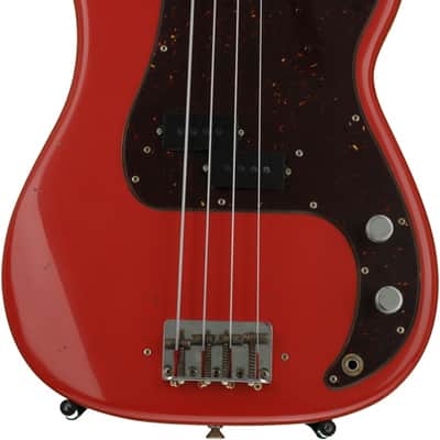 Fender Custom Shop Pino Palladino Precision Bass Guitar - Fiesta Red image 10
