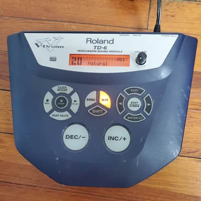 Roland TD-6 Drum/Percussion Sound Module 2001 - 2003 - Grey V-Drums (brain only)
