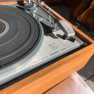 GL75 Goldring Lenco Turntable 1969 (Made in Switzerland; Serviced) image 5