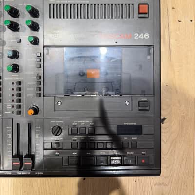 TASCAM 246 Portastudio 4-Track Cassette Recorder 1980s - With new belts and rollers fitted image 4