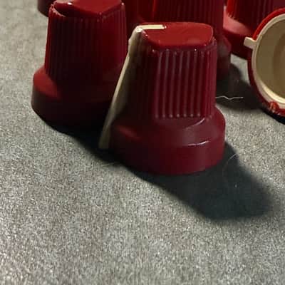1980s Fender Red Knobs - set of 10 image 3