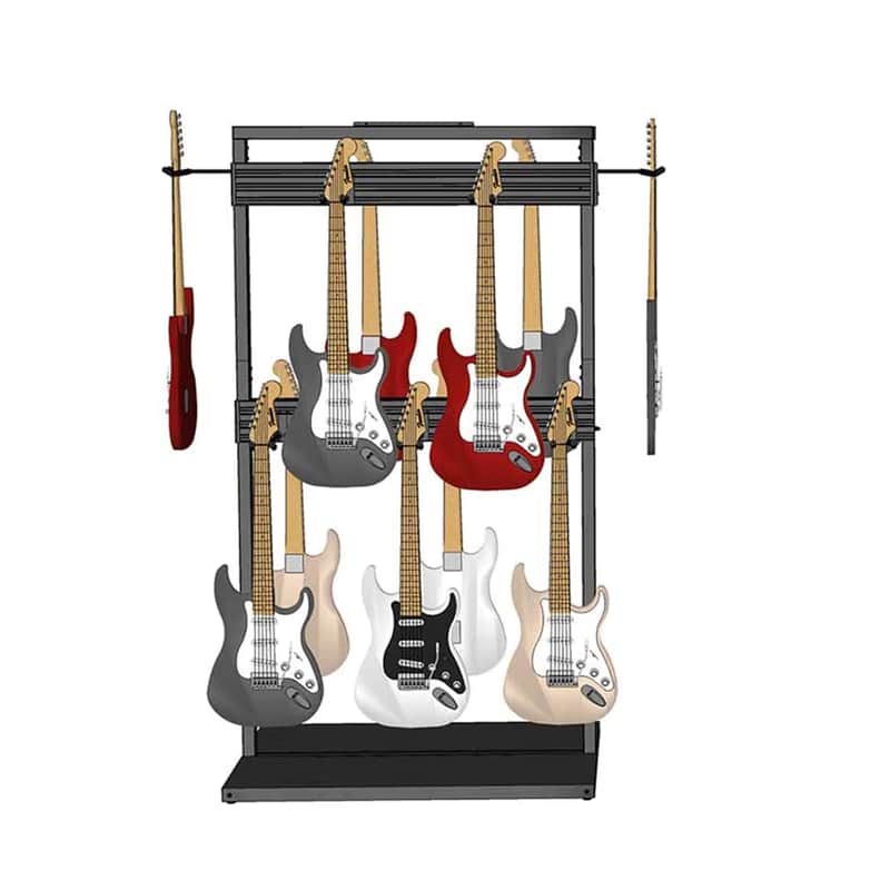 D'Luca Free Standing Modular Guitar Display Double Tier image 1