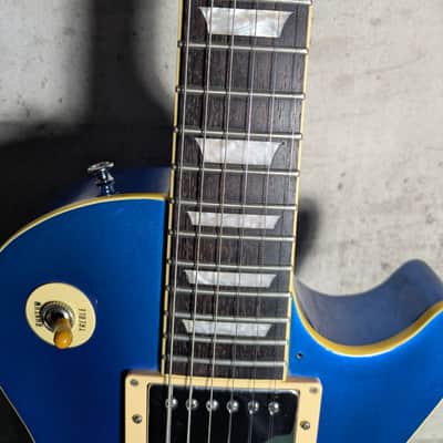 Tokai Love Rock LS 1996 Metallic Blue Les Paul Made in Japan image 4