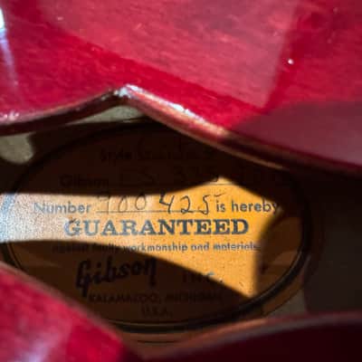 1968 Gibson ES-335TD Lefty - Cherry image 9