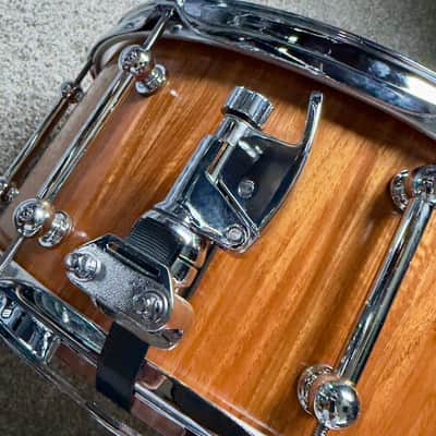 Like-New: Red Rock (AUST) New Guinea Rosewood 14x7 stave snare  - natural satin image 2
