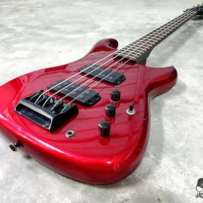 Westone Spectrum GT 4-String MIJ Electric Bass Guitar (1980s, Blood Red Metallic) image 17