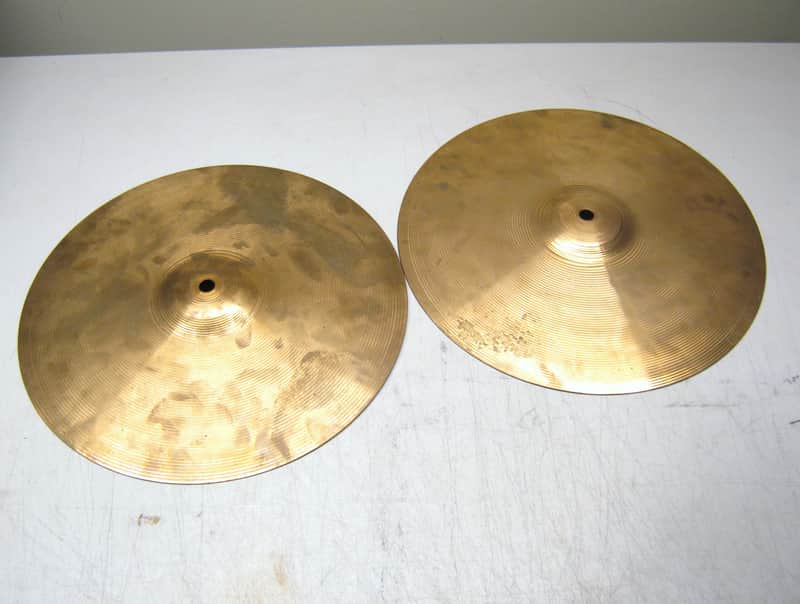 Zildjian ZBT 13" 33cm Hi Hat Cymbals Set of 2 Lot 82-584 image 1