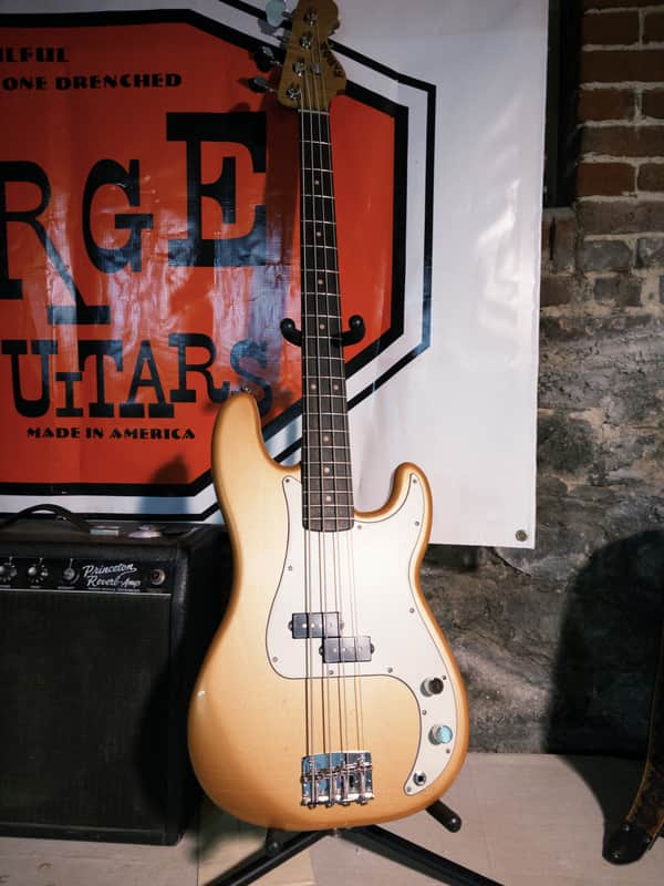 Karge Guitars P bass 2025 - Aged Fire mist gold image 1